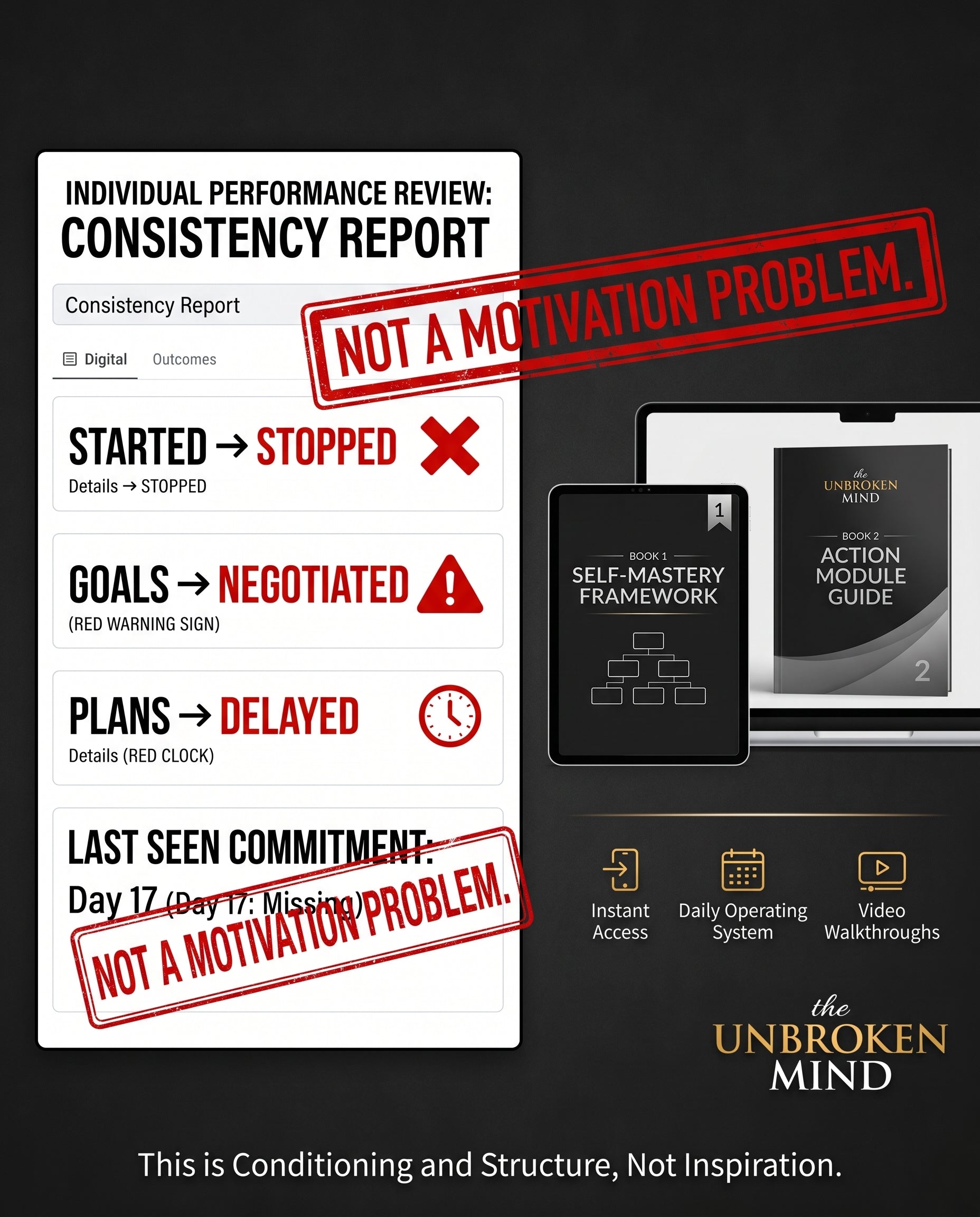The Unbroken Mind System - Digital, delivered instantly.